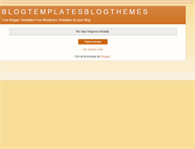 Tablet Screenshot of blogtemplatesblogthemes.com
